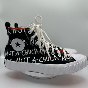 CONVERSE All Star Not A Chuck UNT1TL3D Sneaker, Black, Men’s Size 9 EUC